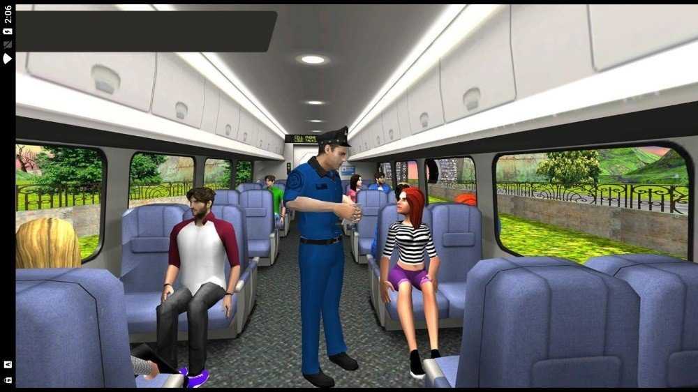 模拟城际列车