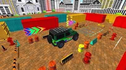 停车挑战3D模拟JeepParking