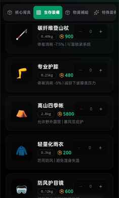 赛博徒步之生死鳌太线模拟器