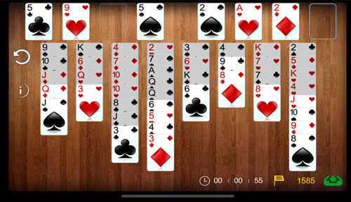 扑克牌空当接龙手机版