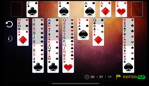 扑克牌空当接龙手机版