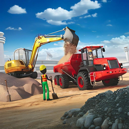 3D挖掘机驾驶模拟