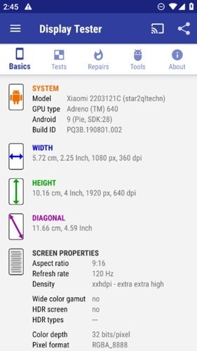 Display Tester烧屏修复app汉化版