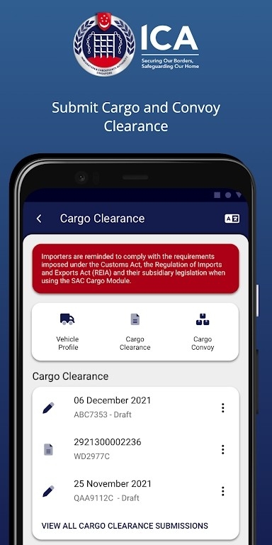 myica mobile新加坡入境申报app安卓版