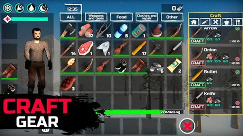 冬季森林生存游戏