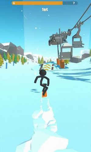 火柴人滑雪