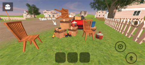 愤怒的邻居一家三口