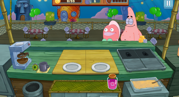 海绵宝宝大闹蟹堡王游戏