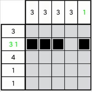以数织图Nonogram