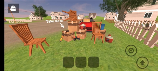 愤怒的邻居一家三口