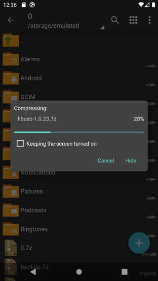 ZArchiver蓝色旧版
