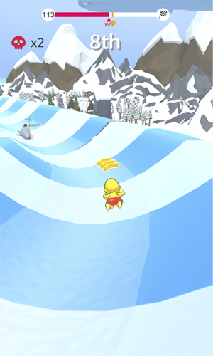 水上乐园滑梯竞速