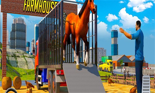 农场货运动物驾驶