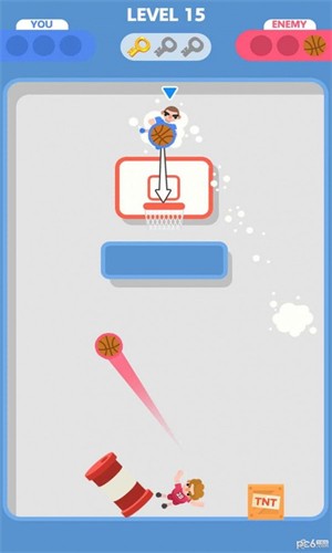 愉快的蓝球战斗