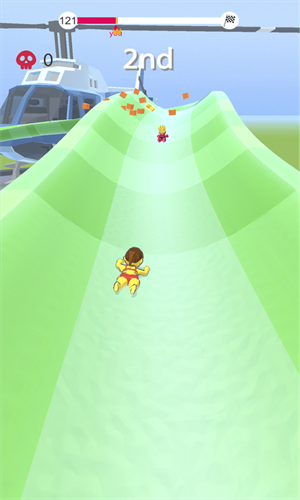 水上乐园滑梯竞速