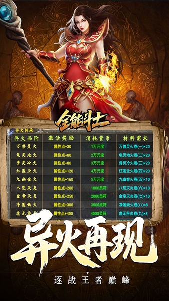 全能斗士复古流派三职业