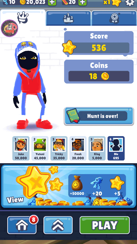 地铁跑酷锅铲同款定制版本