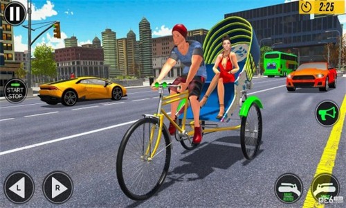 自行车人力车驾驶