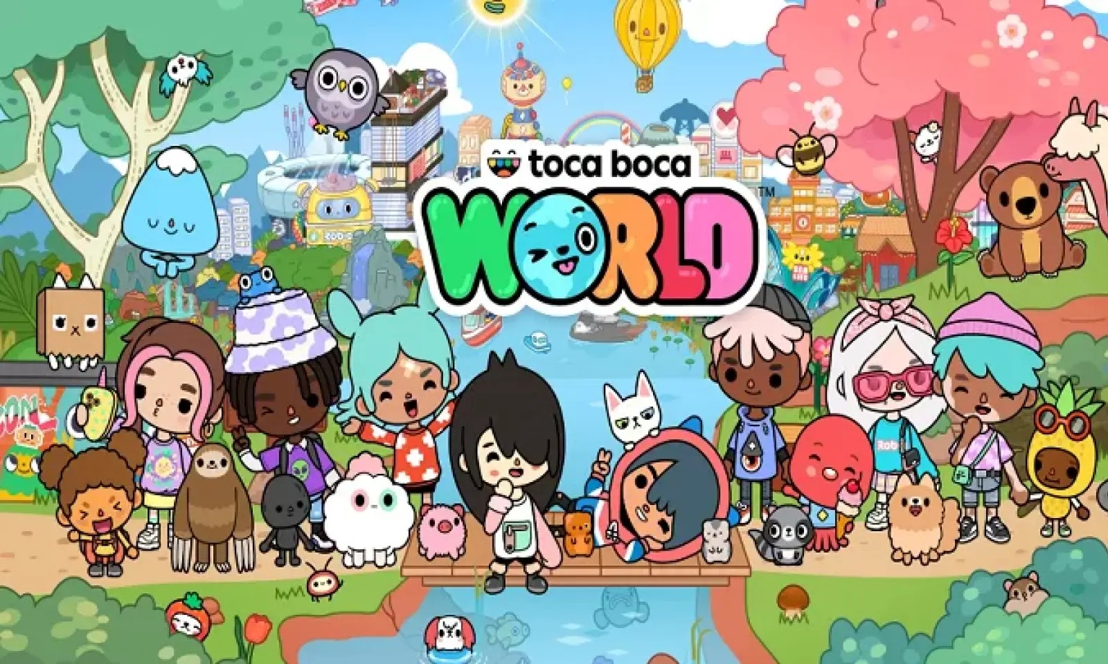 托卡世界破解版无广告下载(Toca World)