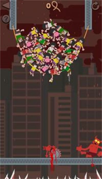 掉落男孩绳索救