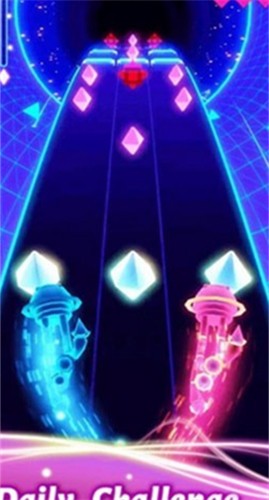 滚动双胞胎跳舞球