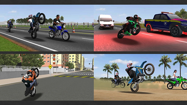 摩托平衡3D汉化版(Moto Wheelie 3D)