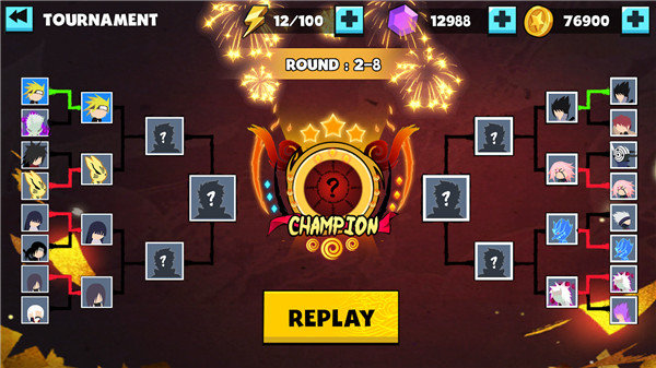 火柴人忍者格斗游戏中文版