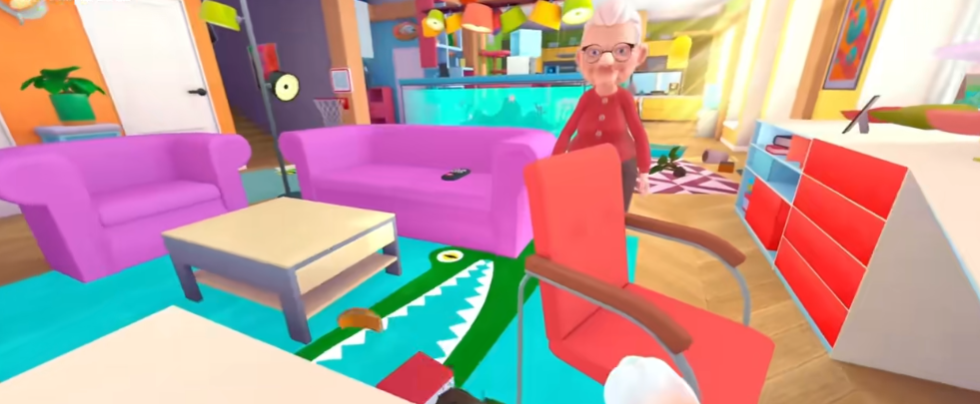 我爱躲喵喵老奶奶小游戏