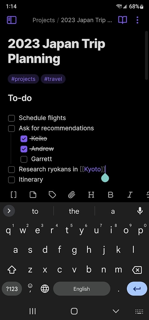 Obsidian笔记软件