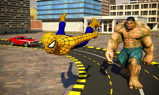 超级英雄机器人游戏