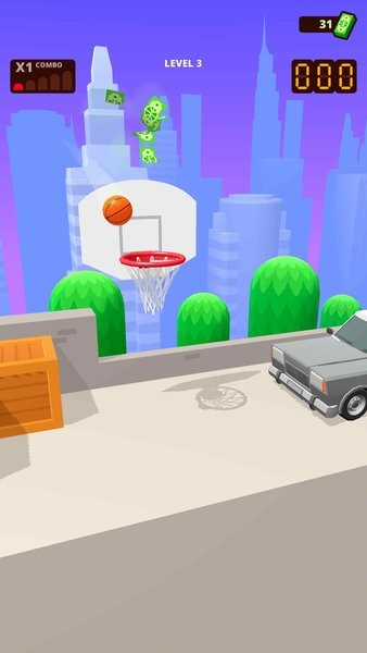 弹跳扣篮游戏