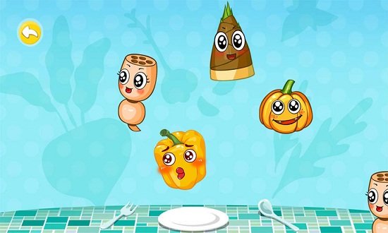 宝宝认蔬菜游戏