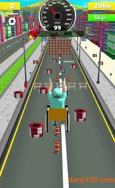 疯狂轮椅特技3D手游(crazystunt3d)