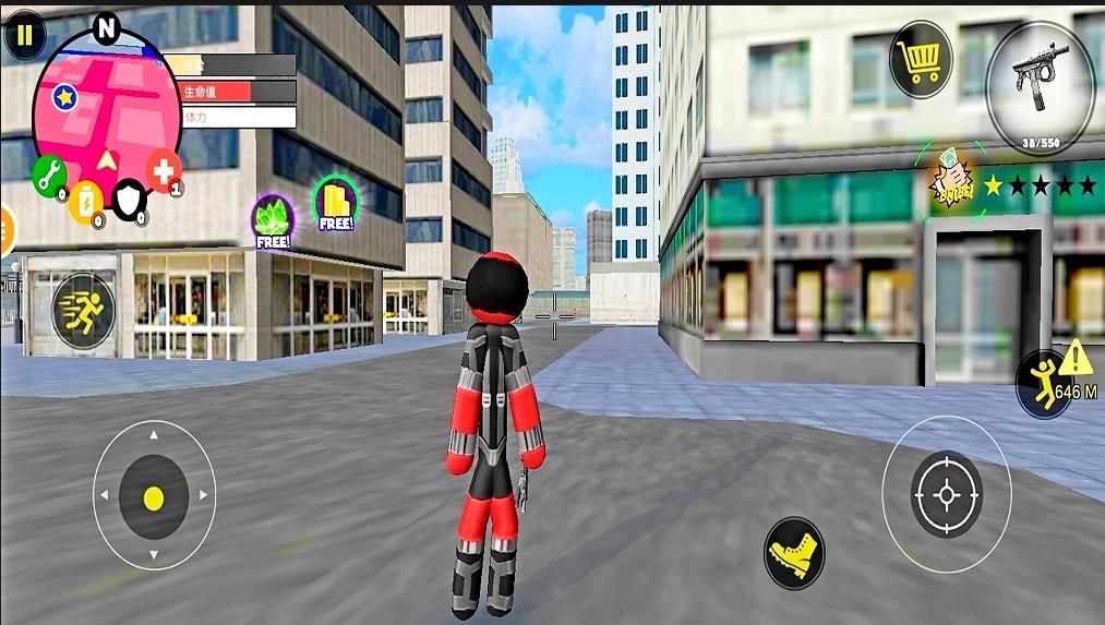 火柴人绳索英雄钢铁