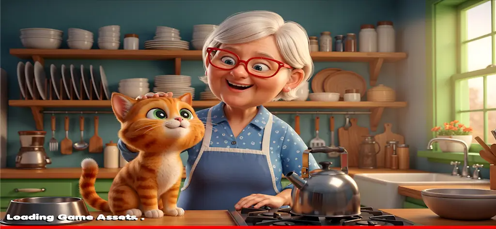 奶奶和猫(Granny With Cat)