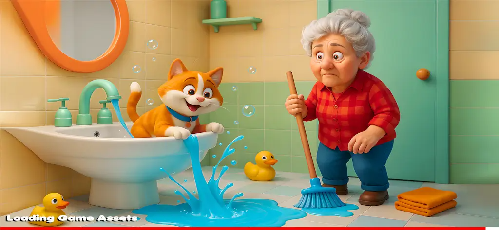 奶奶和猫(Granny With Cat)