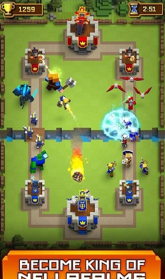 皇室战争像素冲突无限宝石金币