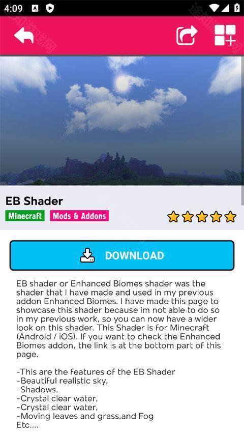 shadermods光影材质包