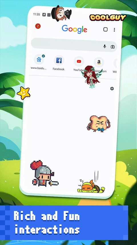 pixel shimeji桌面宠物