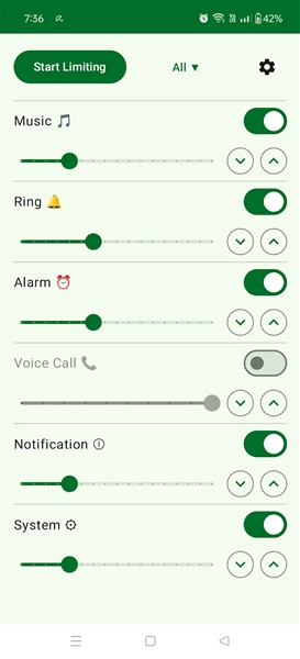 Volume Limiter音量控制