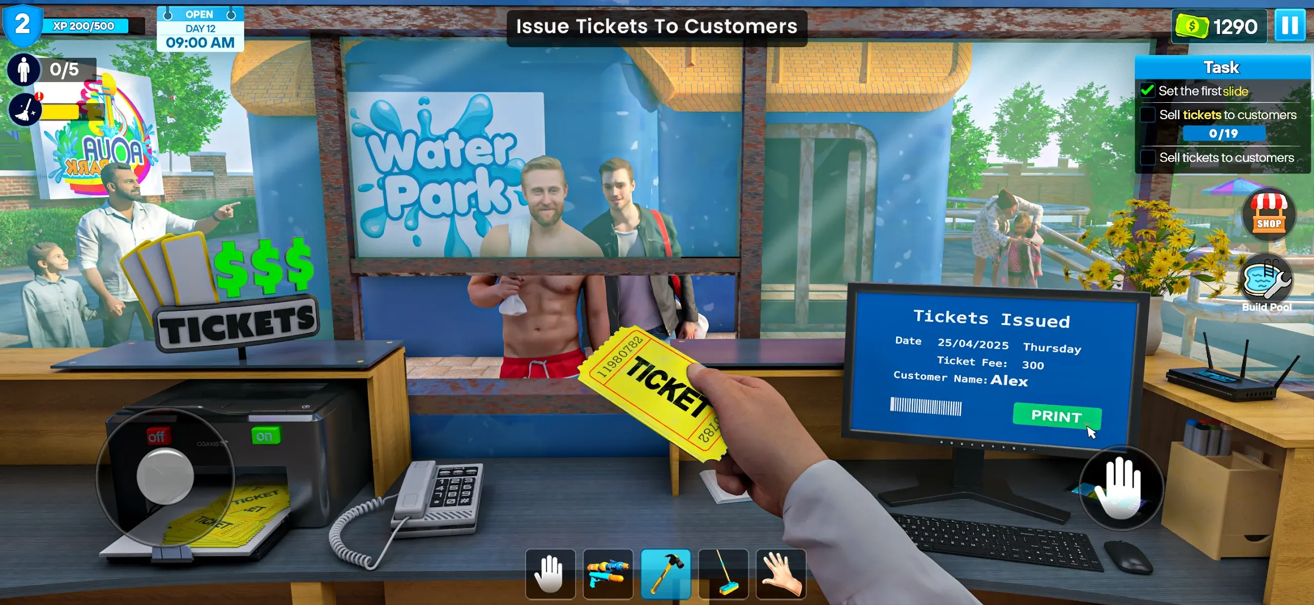 水上乐园模拟器