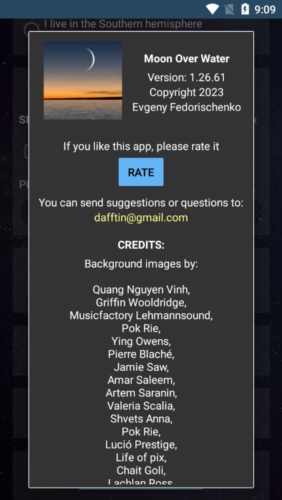 Moon Over Water app说明