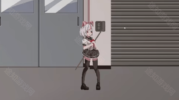 白毛少女大战僵尸