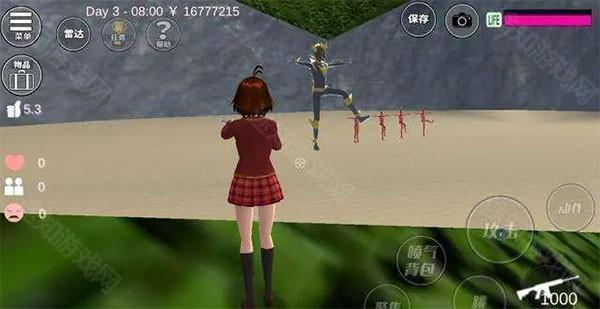SAKURA School Simulator英文版游戏玩法5