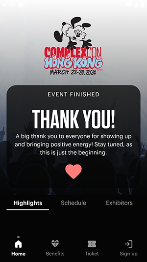 ComplexCon Hong Kong香港音乐节APP