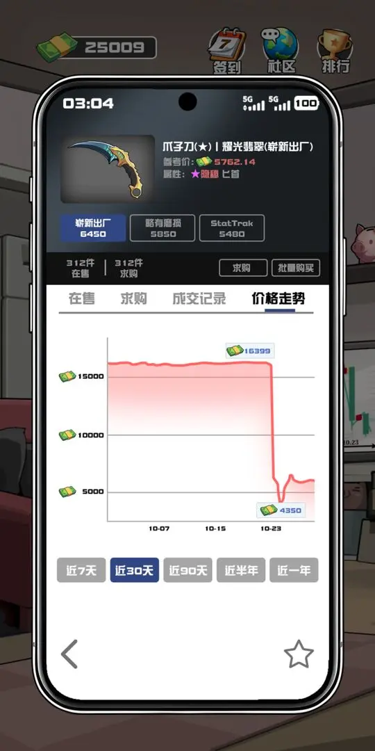 我在CS卖饰品游戏