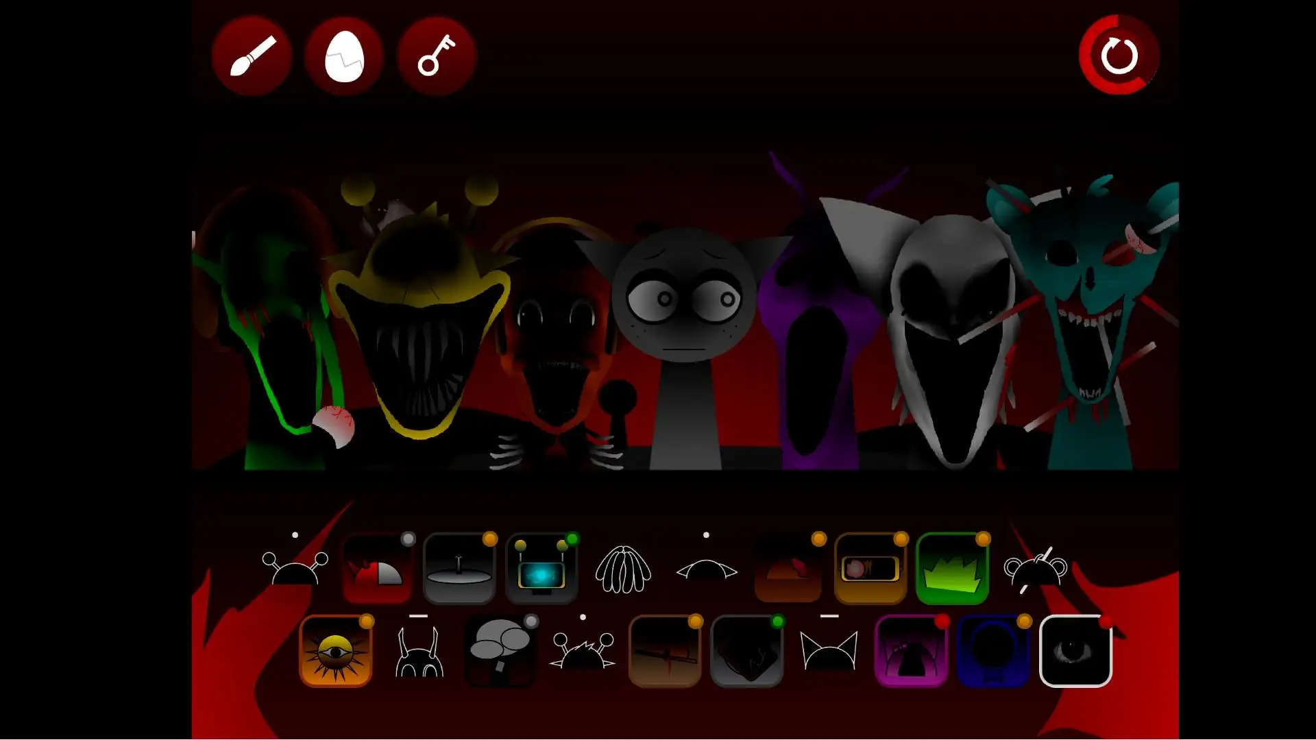 节奏盒子sprunki恐怖版本