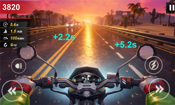 公路赛摩托车