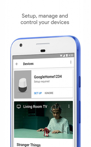 google home app