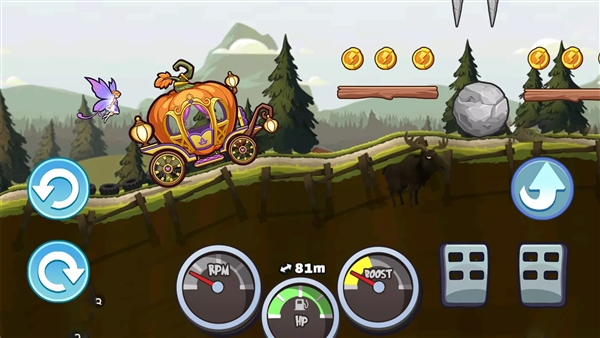 山坡赛车无限金币版宣传图